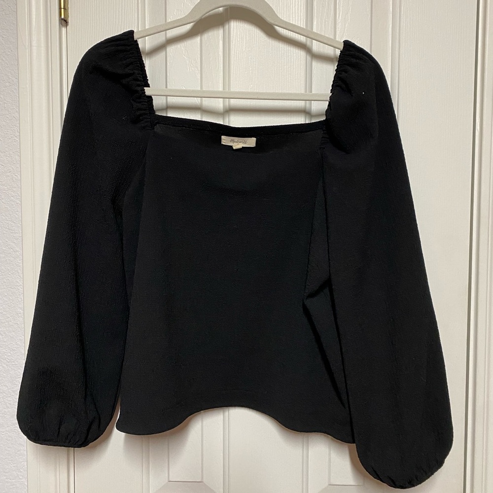 Madewell Puff Sleeve top size Large